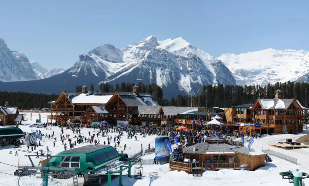 Lake Louise Ski Resort in Canada