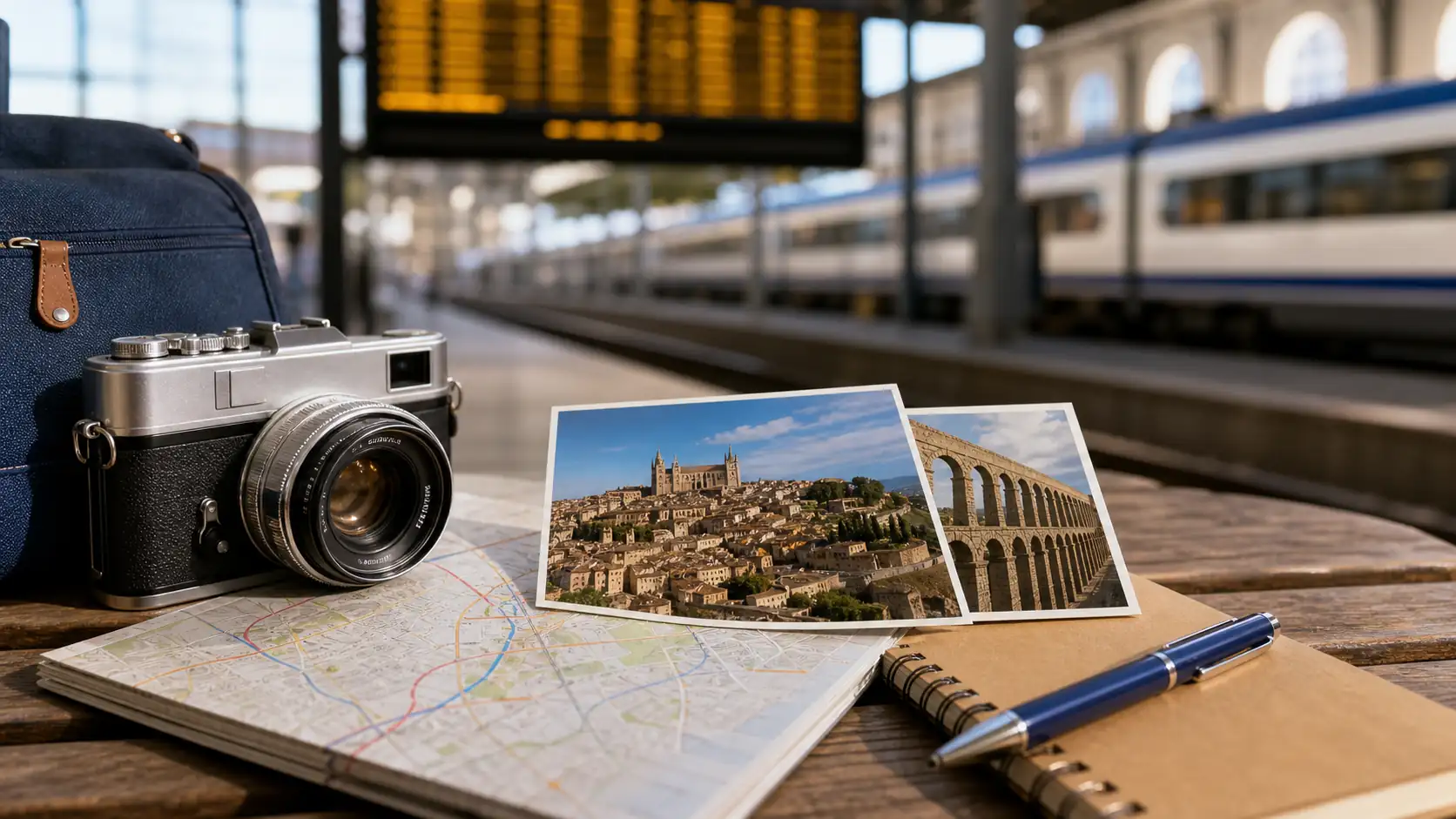Madrid day trip train planning for Toledo or Segovia Planung eines Tagesausflugs ab Madrid nach Toledo oder Segovia