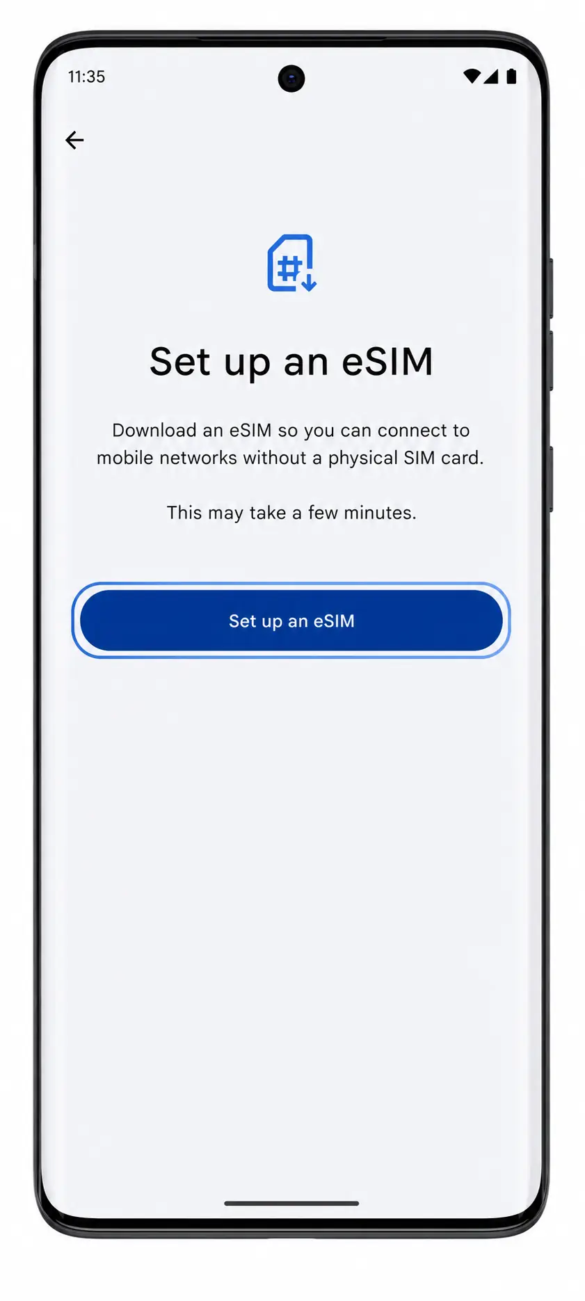 Motorola Edge 60 Step 3: Set up an eSIM Motorola Edge 60 Step 3: Set up an eSIM