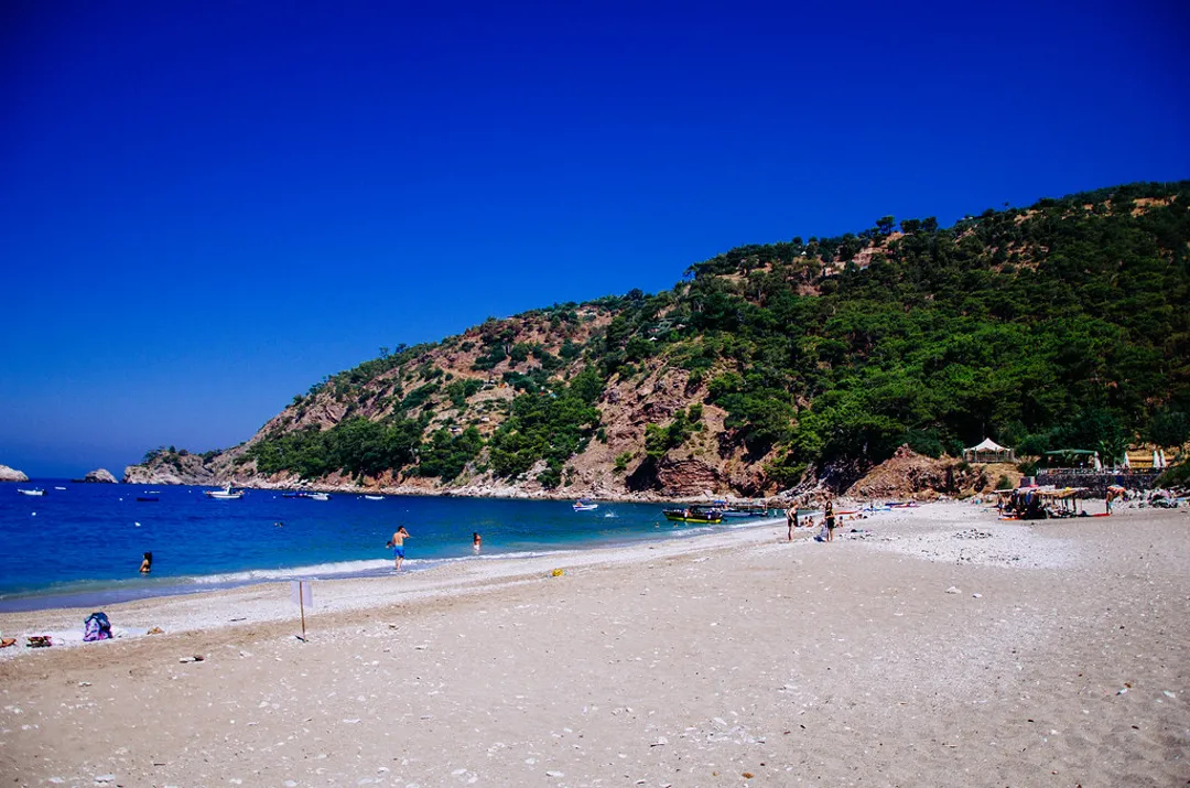 Kabak Bay on the Muğla coast Kabak Bay on the Muğla coast