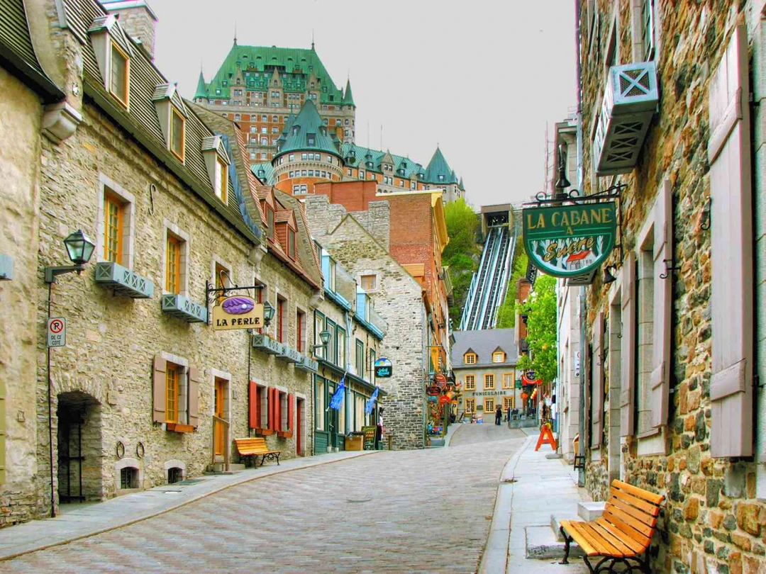 Old Quebec City in Canada Quebec
