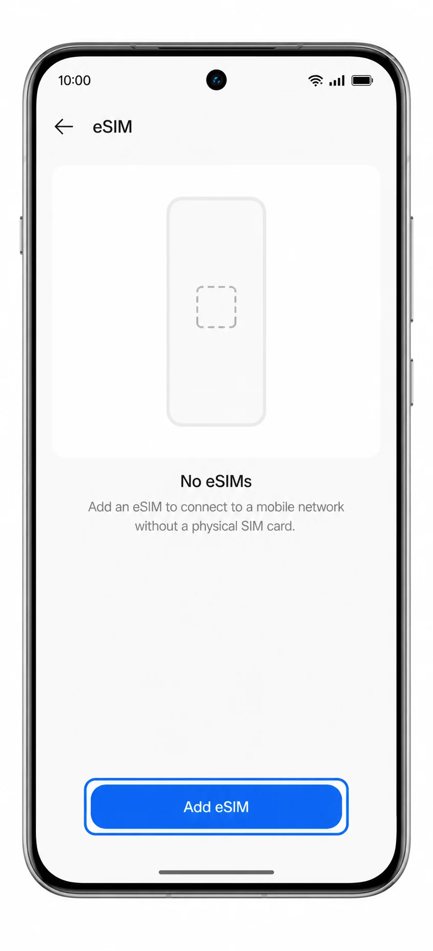 Oppo Reno 14 Pro Step 03: Add eSIM