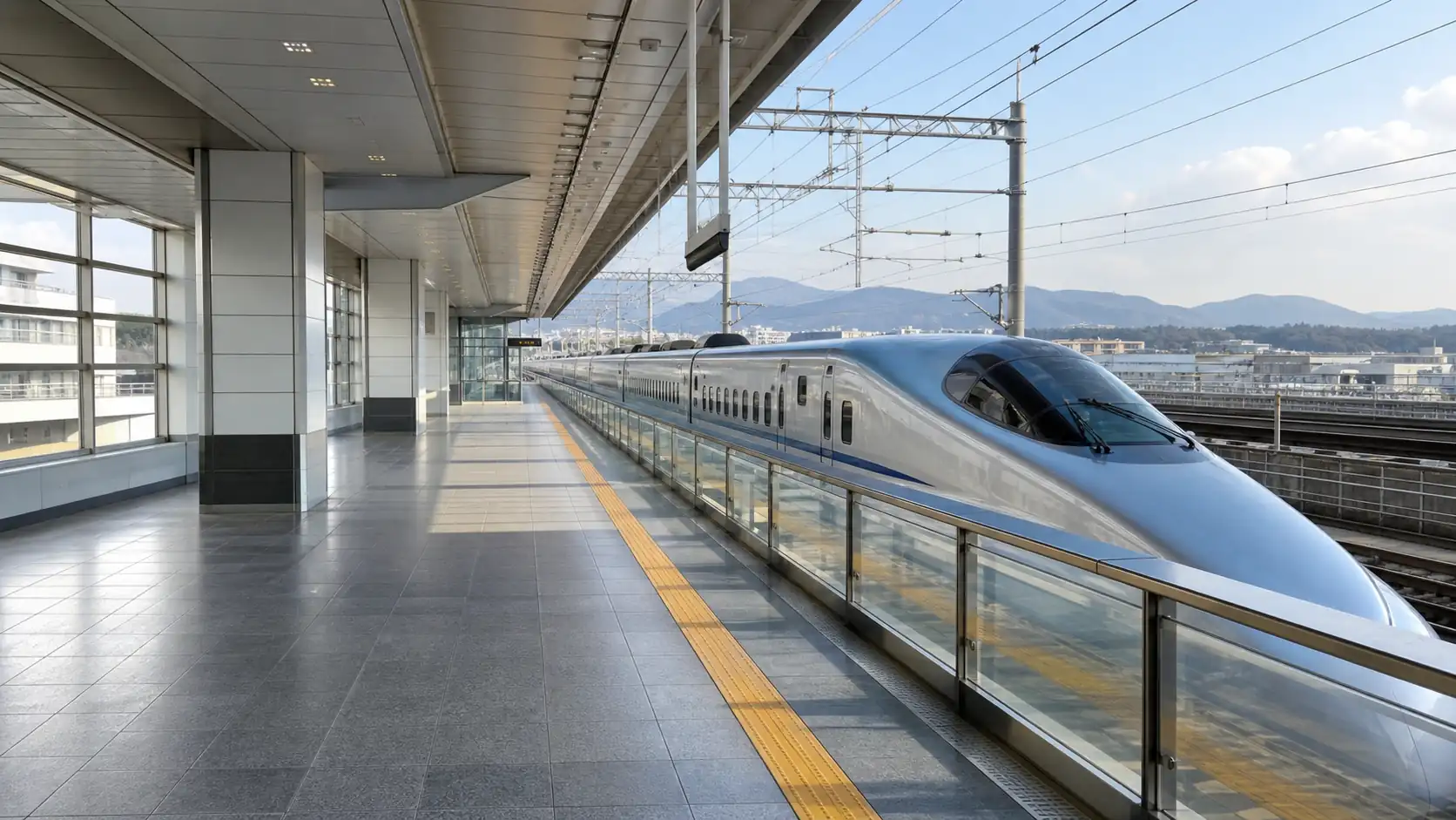 Quiet Shinkansen platform for planning transport during Japan holidays Quiet Shinkansen platform for planning transport during Japan holidays