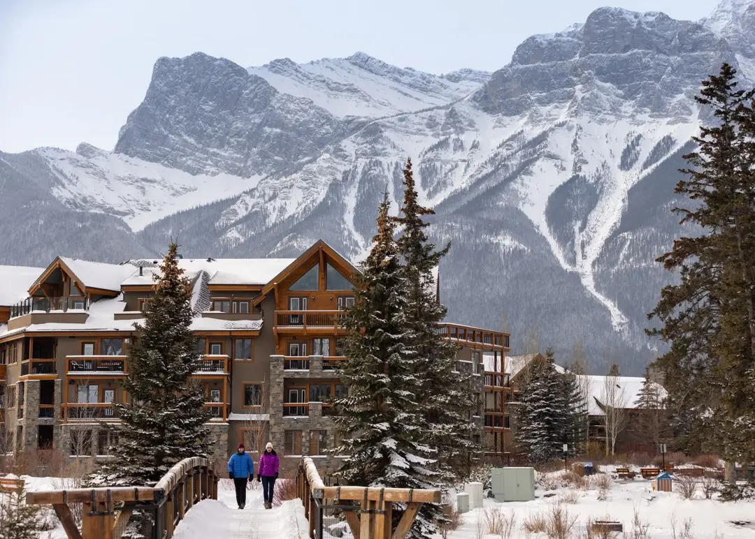 Schneeschuhwandern im Banff Nationalpark