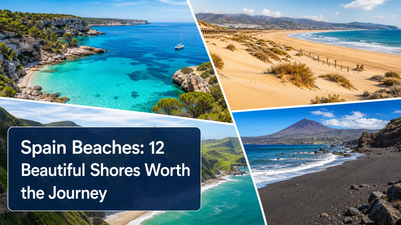 Spain beaches twelve beautiful shores cover Spain beaches twelve beautiful shores cover