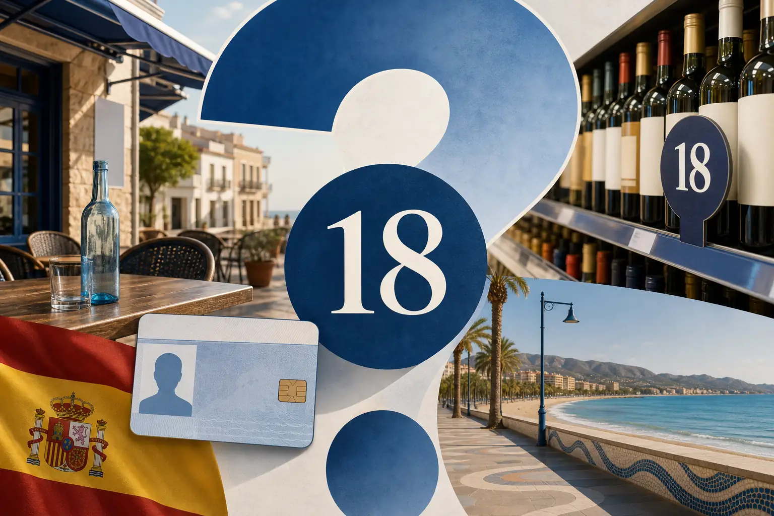 Spain drinking age questions with 18, ID, restaurant, shop, and beach Spain drinking age questions with 18, ID, restaurant, shop, and beach
