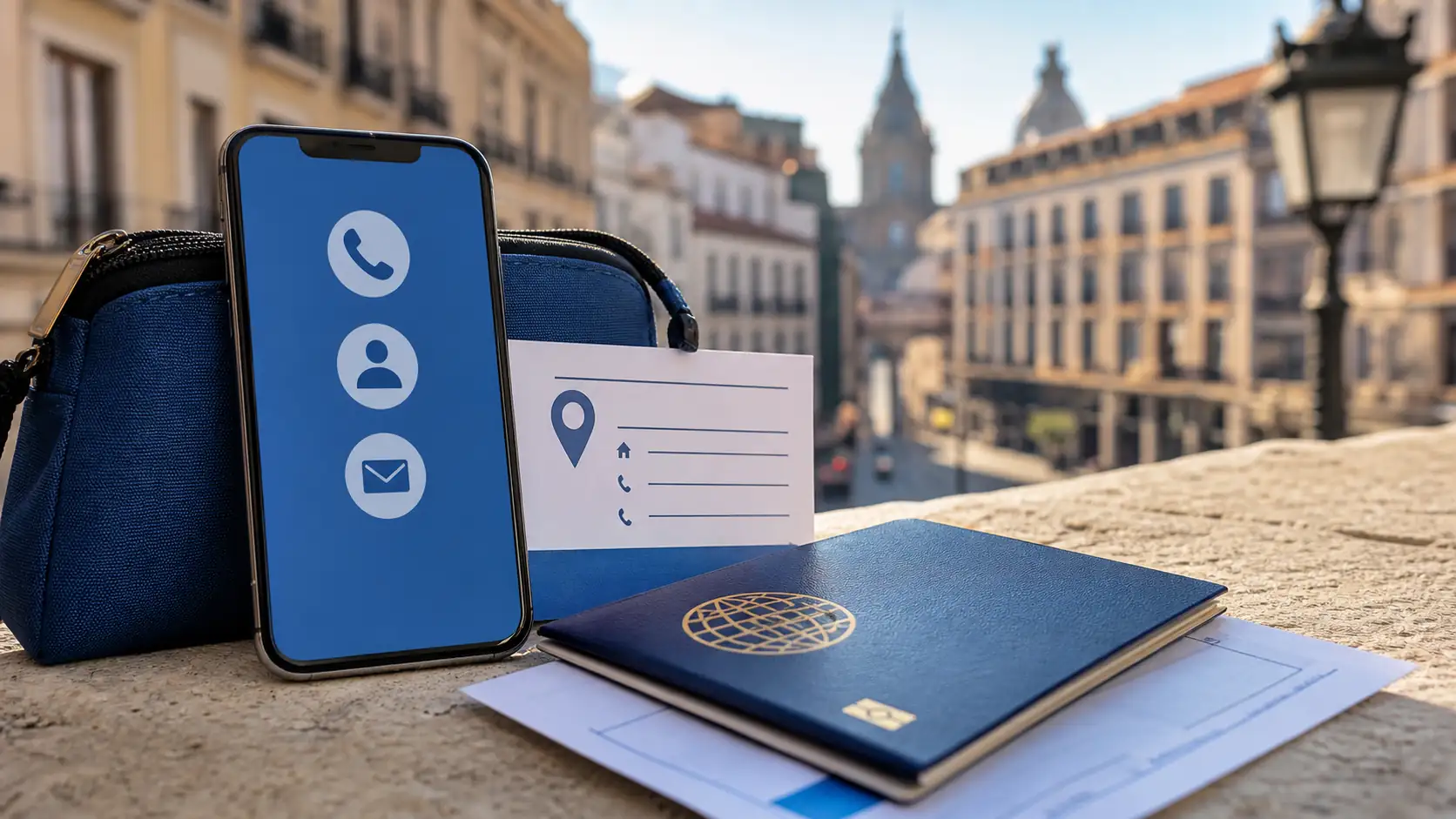 Emergency documents and contacts prepared for Spain travel Emergency documents and contacts prepared for Spain travel