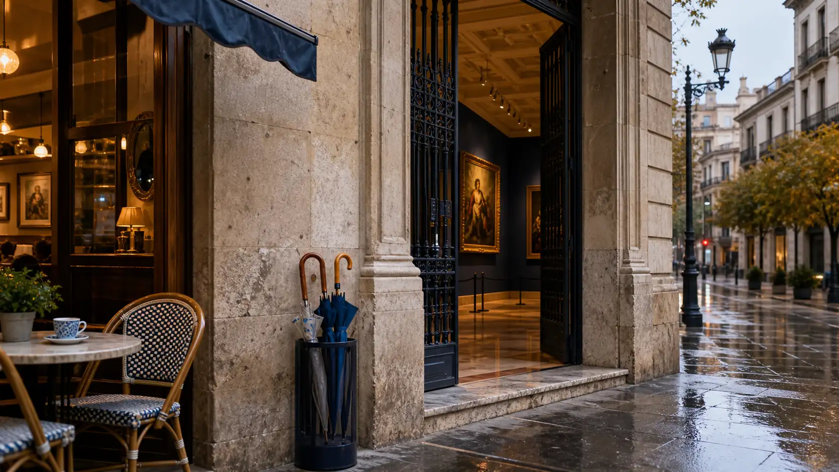 Rainy day museum and cafe itinerary in Spain Rainy day museum and cafe itinerary in Spain