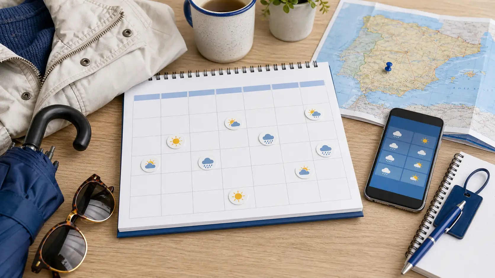 Spain November weather planning calendar and packing items Spain November weather planning calendar and packing items
