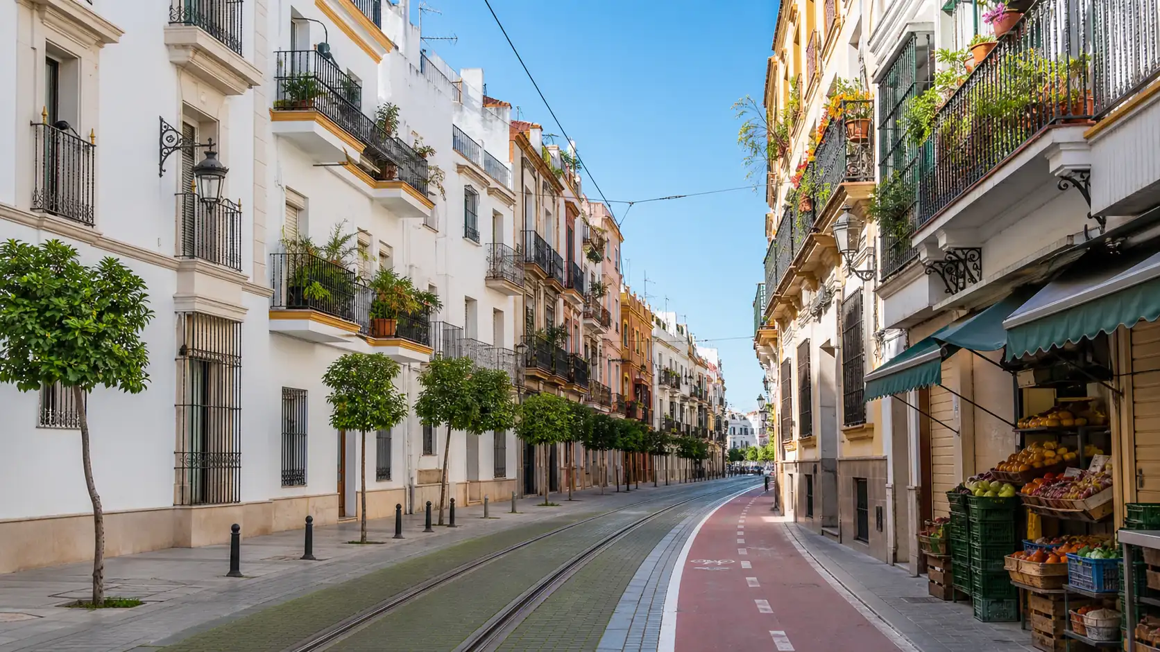 Spanish neighborhood street for relocation planning Spanish neighborhood street for relocation planning
