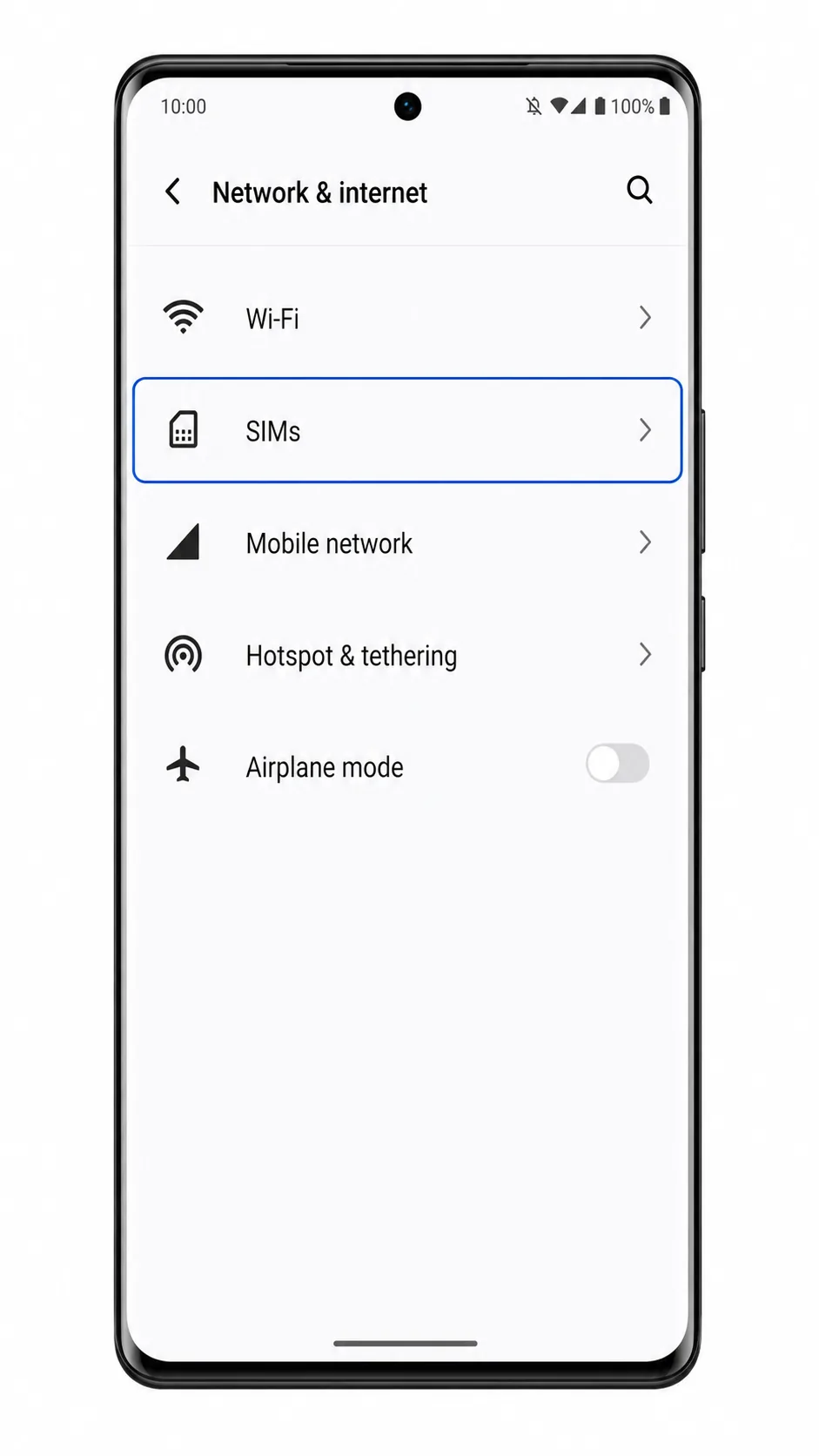 Vivo V29 Lite 5G Network and internet screen showing SIMs highlighted Vivo V29 Lite 5G Network and internet screen showing SIMs highlighted