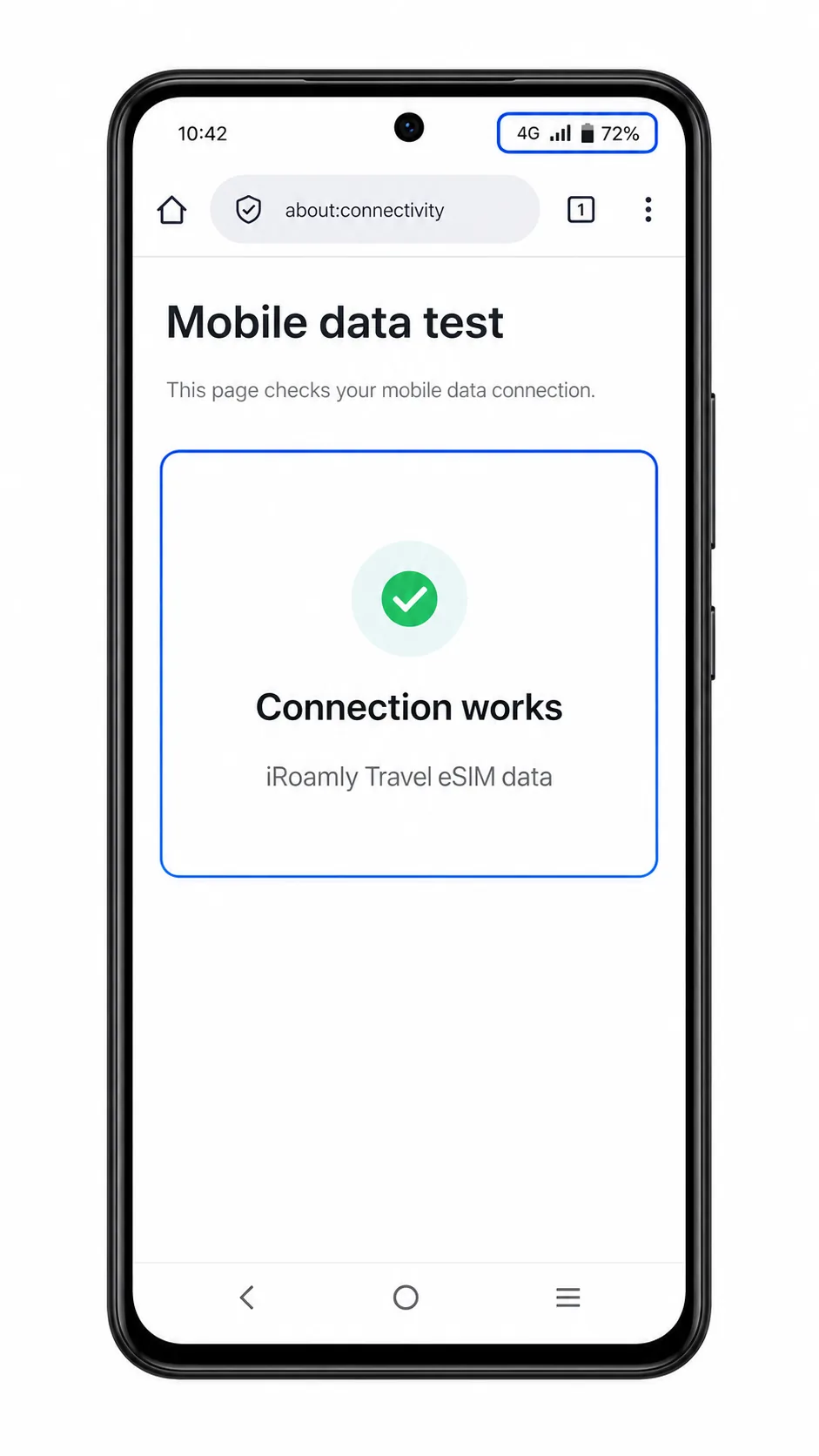 Vivo V40 lite Step 12: Test mobile data