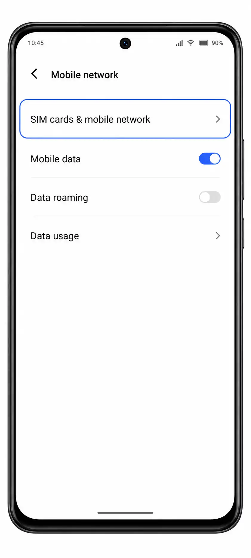 Vivo V40 SE Step 02: SIM cards and mobile network Vivo V40 SE Step 02: SIM cards and mobile network