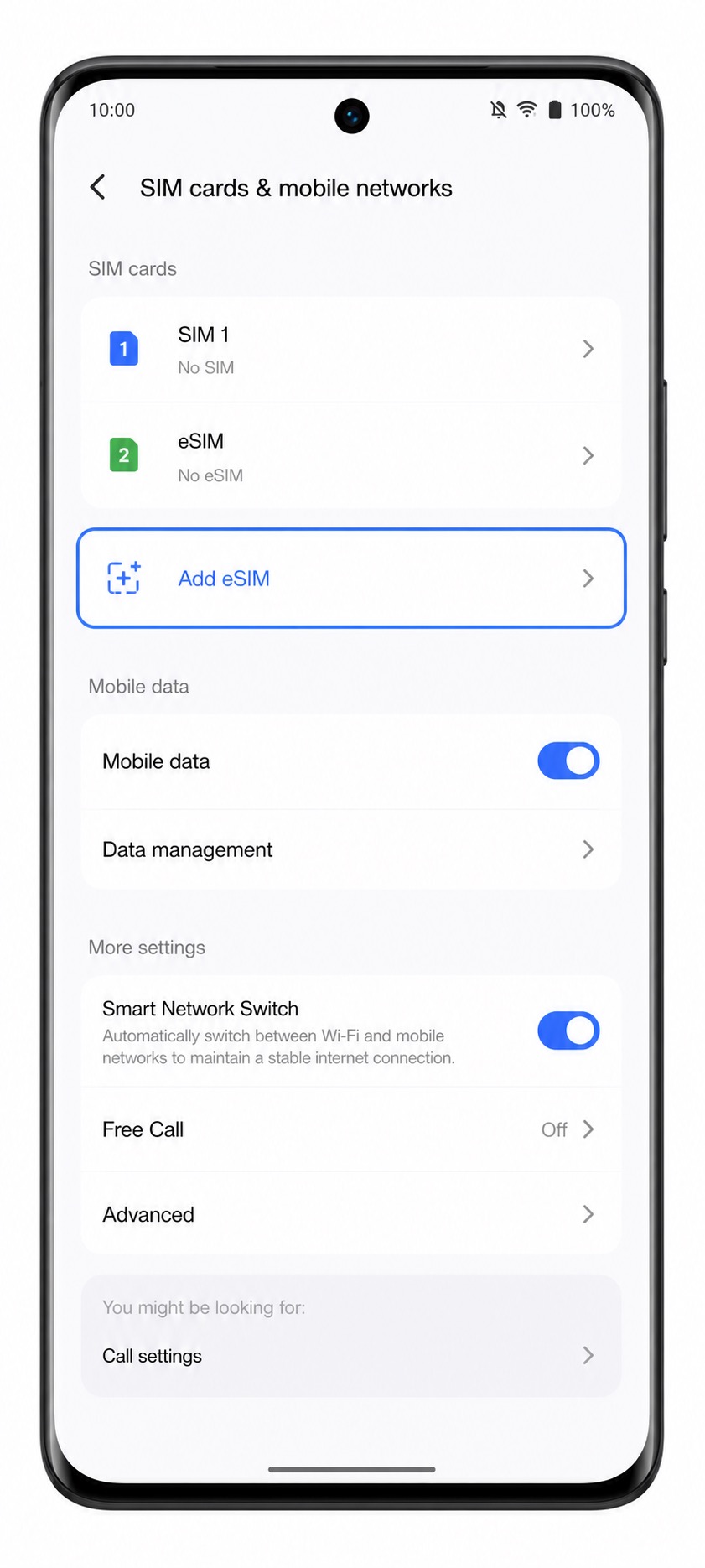 Vivo X100 Pro Step 03: Add eSIM