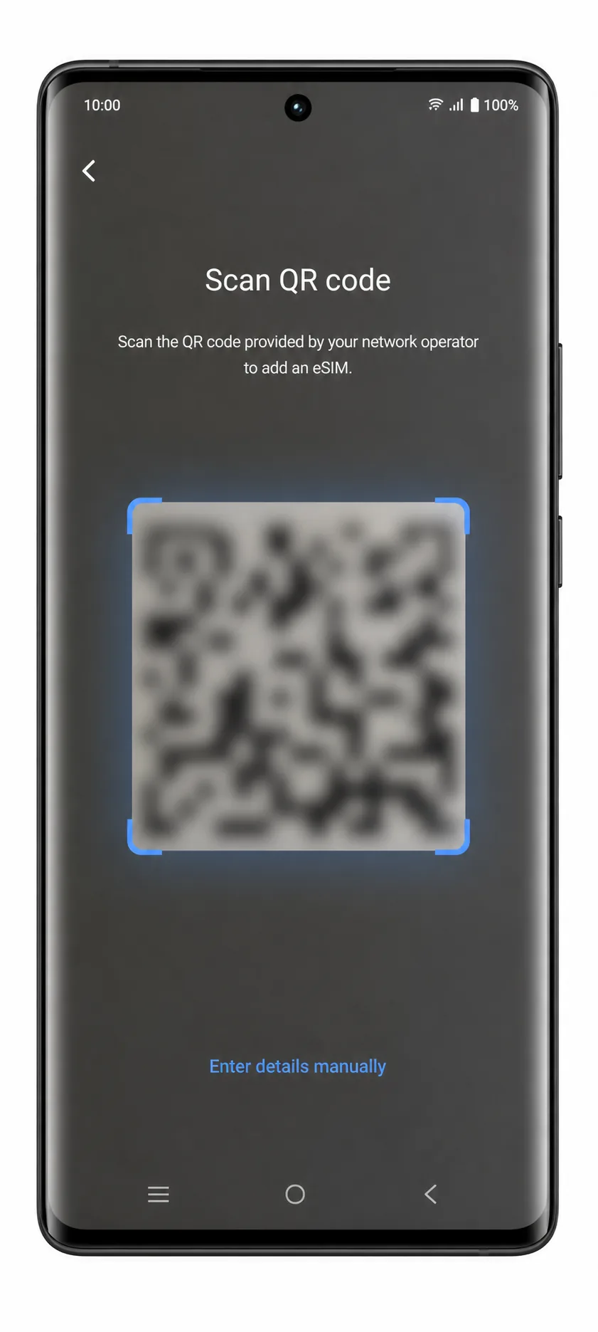 Vivo X90 Pro Step 04: Scan iRoamly QR code