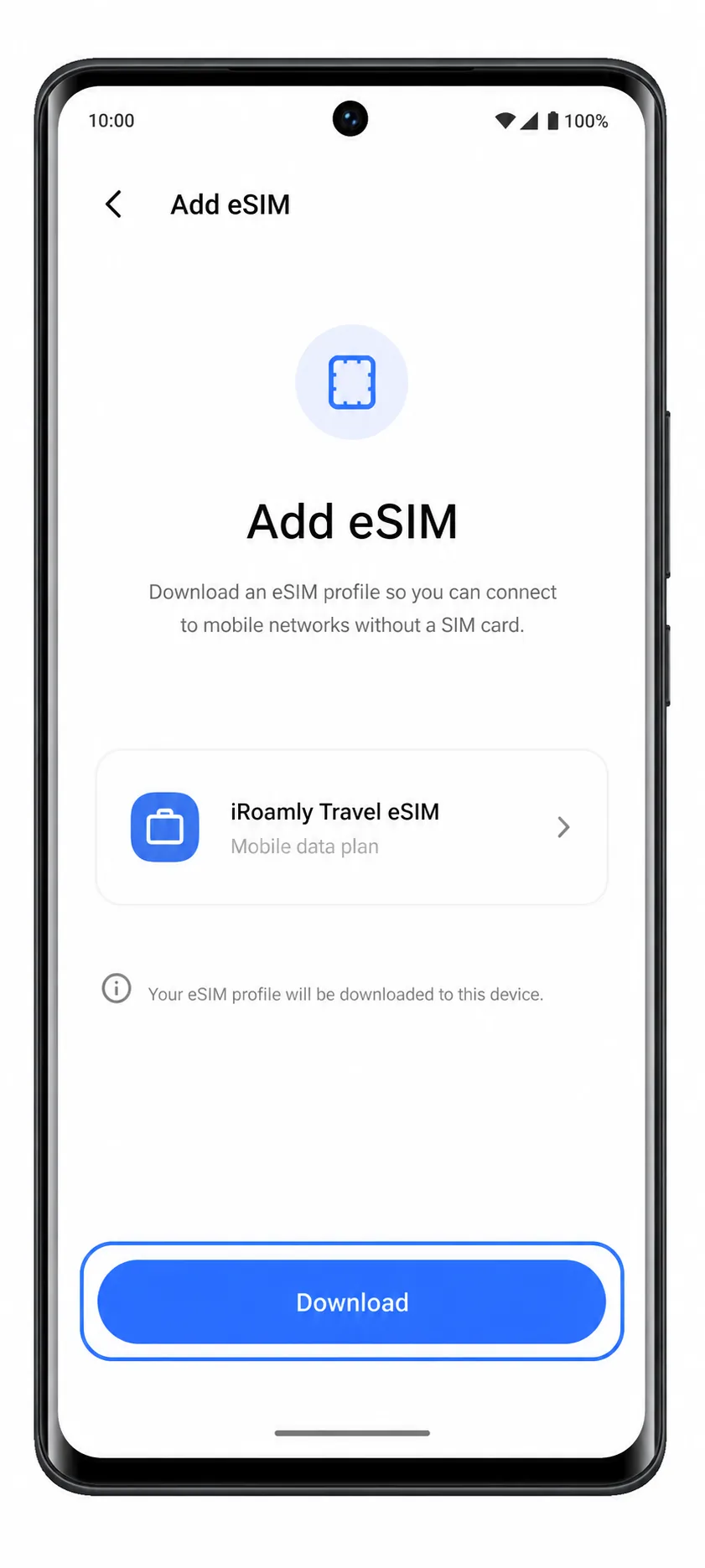 Vivo X90 Pro Step 05: Download eSIM profile