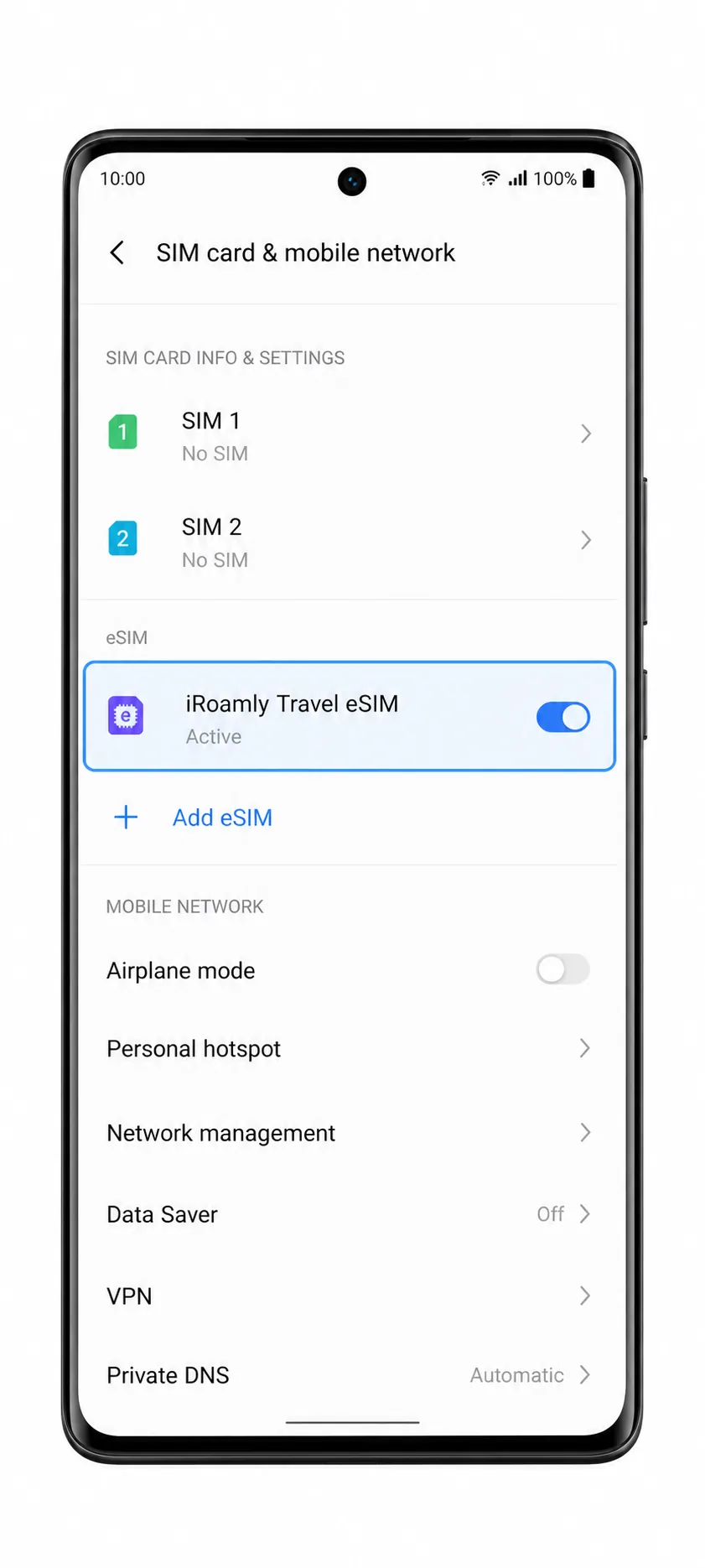 Vivo X90 Pro Step 06: eSIM installed